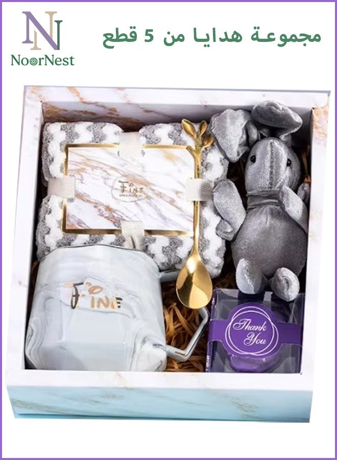 bbet Gifts Basket for Man and Woman,Birthday Gifts for Man,Spa Gift Set for Man Brother Dad ，Gift Box for Wife & Colleague Anniversary Gift for Him  Men’s Gift Set for Dad, Husband & Boss - Mug,Towel, Handmade Soup (Father’s Day/Retirement Gift for Him) - Image 1