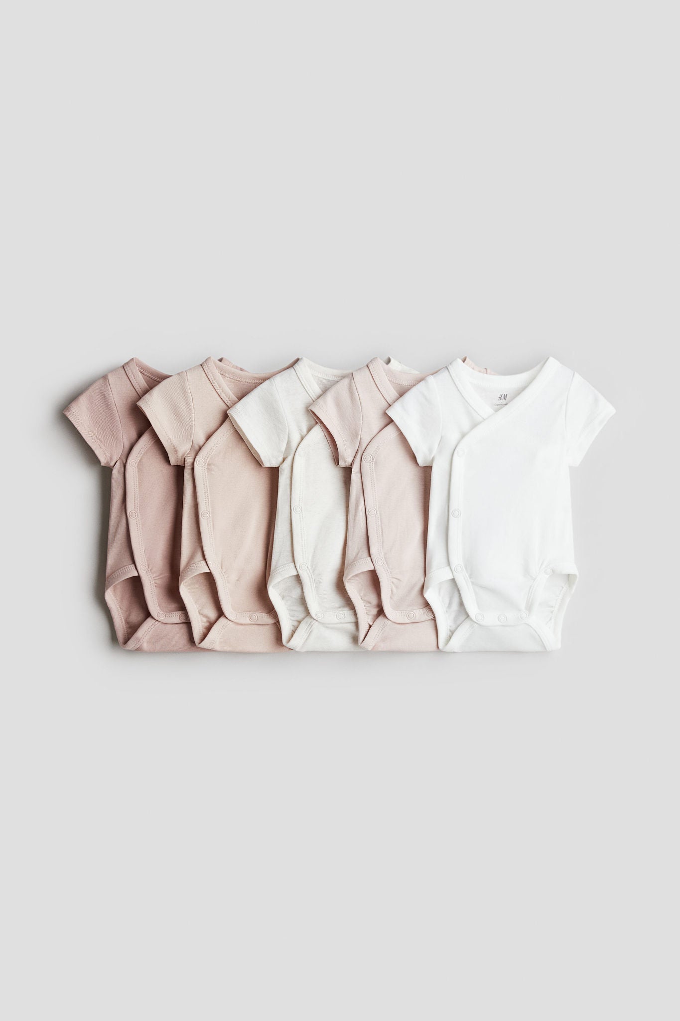 بودي سوت من القطن - عبوة من 5 قطع ماركة (H&M)