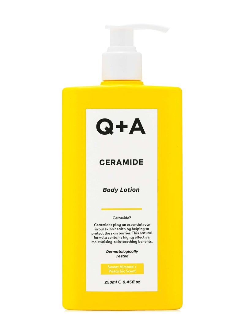 Q+A Body Lotion Enriched With Squalane And Pineapple Ceramides, Moisturizes And Nourishes The Skin - 250 Ml - Image 1