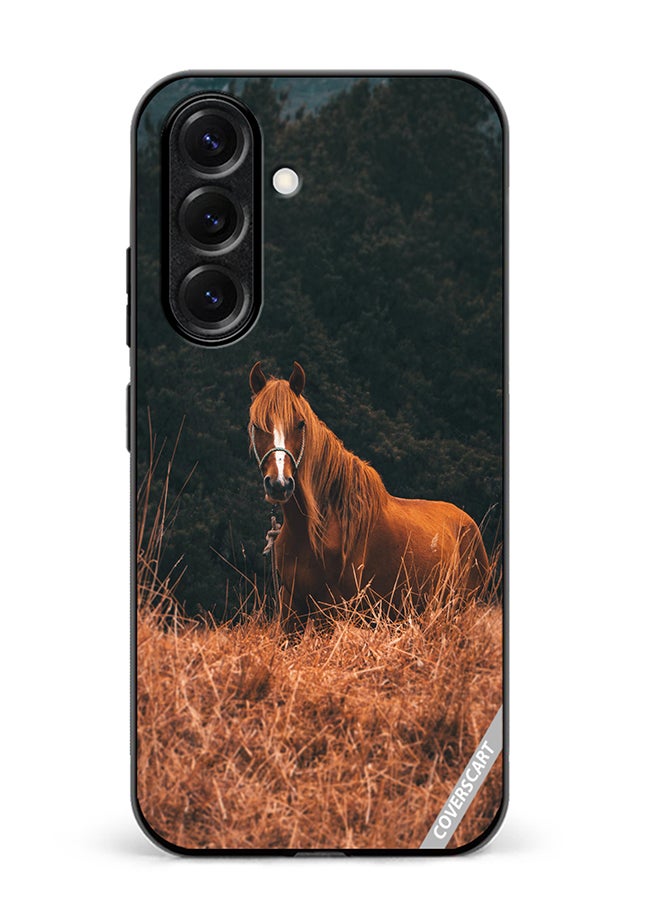 VR CREATIVE Protective Case Cover For Samsung Galaxy S25 Royal Horse Design Multicolour