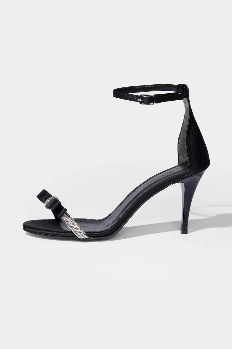 Defacto  DCEY x DeFacto Woman Stoned Bow Detailed Heeled Shoes for Women | Best Price UAE