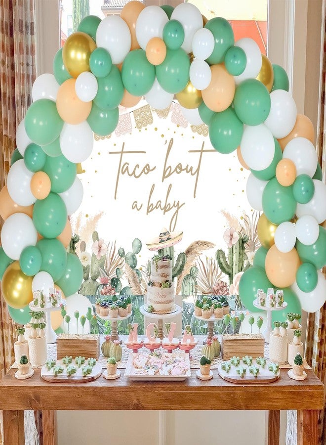 Cheereveal Cactus Baby Shower Decorations - Taco Bout a Baby Backdrop, Boho Fiesta Mexican Balloon Garland Arch Kit for Birthday Party - Image 3