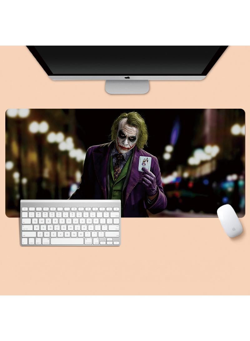 Y&D Joker Anime Movie Characters Gaming Mouse Pad Extended Large Mat Desk Pad Stitched Edges Mousepad Long Mouse Pad And Non-Slip Rubber Base Mice Pad 800X300X4mm