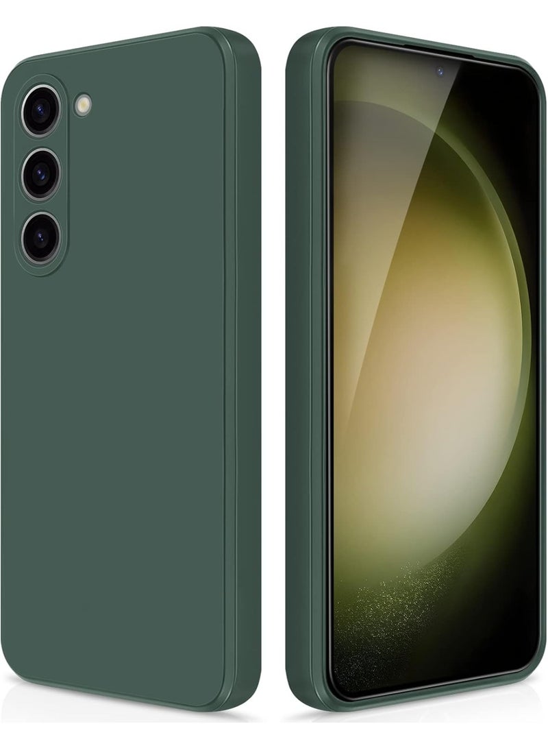 حومة غطاء حماية كامل الجسم لهاتف سامسونج جالاكسي S23، ناعم الملمس كالحرير، غطاء مقاوم للصدمات مع بطانة من الألياف الدقيقة لهاتف سامسونج جالاكسي S23 - Image 1