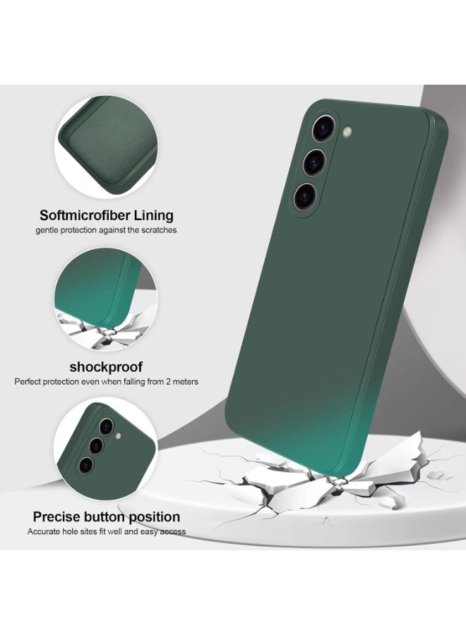 حومة غطاء حماية كامل الجسم لهاتف سامسونج جالاكسي S23، ناعم الملمس كالحرير، غطاء مقاوم للصدمات مع بطانة من الألياف الدقيقة لهاتف سامسونج جالاكسي S23 - Image 2