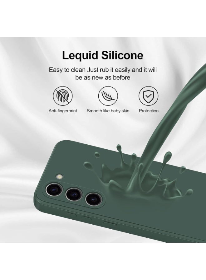 حومة غطاء حماية كامل الجسم لهاتف سامسونج جالاكسي S23، ناعم الملمس كالحرير، غطاء مقاوم للصدمات مع بطانة من الألياف الدقيقة لهاتف سامسونج جالاكسي S23 - Image 4