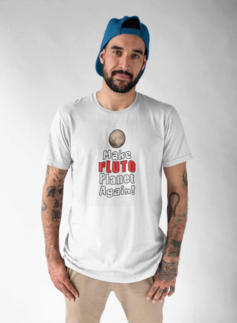 MERCH Make Pluto a Planet Again T-shirt: Celebrate Cosmic Nostalgia - Image 1
