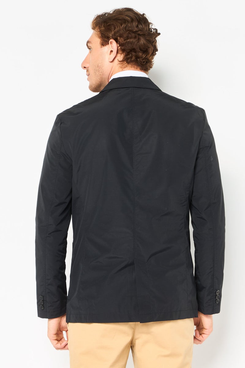 Selected Homme Men Regular Fit Solid Casual Blazer, Black - Image 4