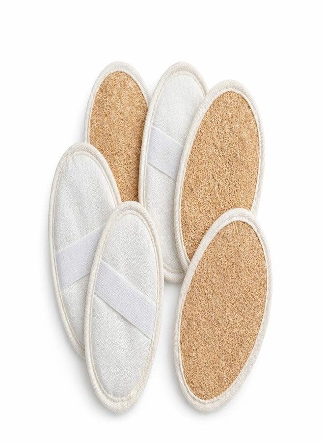 Jeoga Natural Loofah Bath Sponge Organic Body Scrubber Exfoliating Shower Tool Body Cleaning Scrubbers Pure Luffa Gourd Pack of 10 - Image 1