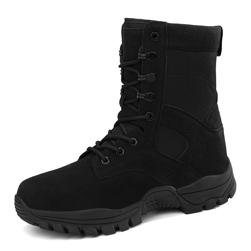Training Boots plus size Military Boots Mens Outdoor Combat Boots High-top Field Boots Military Fans Outdoor sneaker Mountaineering Shoes Brown - Image 2