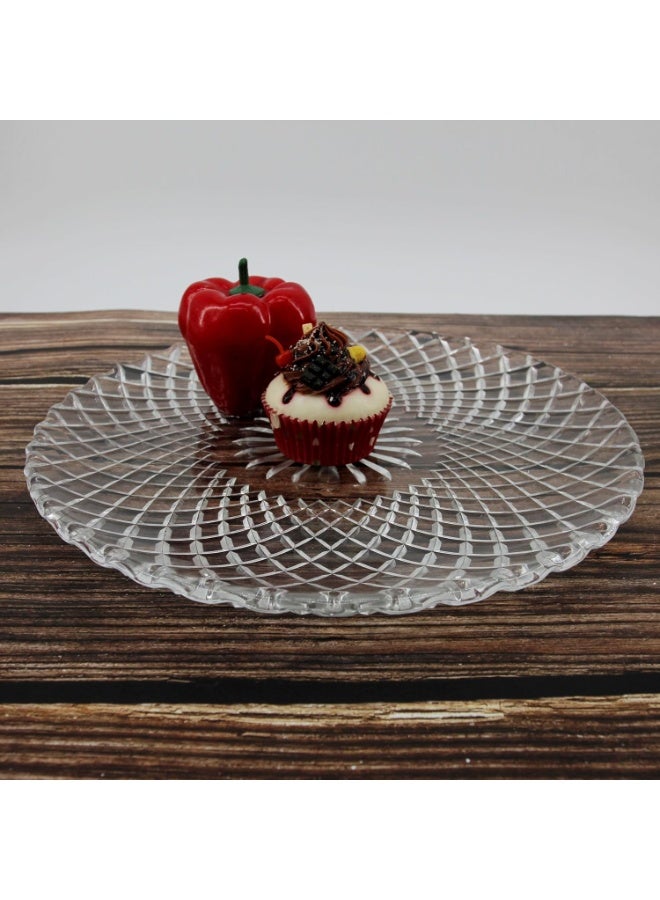 طقم أطباق عشاء زجاجية – 6 قطع – تصميم مثلثات أنيق لتقديم الطعام – مثالية للحساء والفواكه والحلويات والمعكرونة والكاري – أوعية تقديم مميزة للحفلات والاستخدام اليومي - Image 2