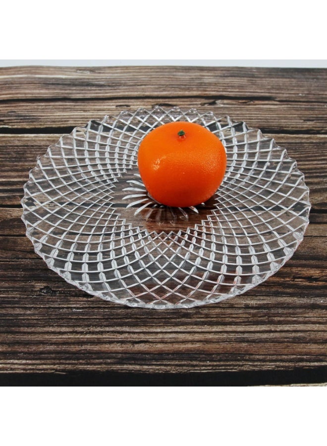 طقم أطباق عشاء زجاجية – 6 قطع – تصميم مثلثات أنيق لتقديم الطعام – مثالية للحساء والفواكه والحلويات والمعكرونة والكاري – أوعية تقديم مميزة للحفلات والاستخدام اليومي - Image 3