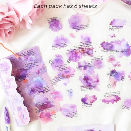 R H LIFESTYLE Aesthetic Stickers Set Motivational Quotes, Words Waterproof Cute Stickers for Journal, Scrap Book, Laptop, Phone Case, DIY Art & Craft (6) - Image 3