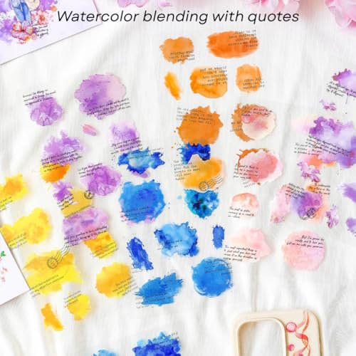 R H LIFESTYLE Aesthetic Stickers Set Motivational Quotes, Words Waterproof Cute Stickers for Journal, Scrap Book, Laptop, Phone Case, DIY Art & Craft (6) - Image 2