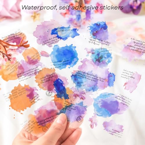 R H LIFESTYLE Aesthetic Stickers Set Motivational Quotes, Words Waterproof Cute Stickers for Journal, Scrap Book, Laptop, Phone Case, DIY Art & Craft (6) - Image 5