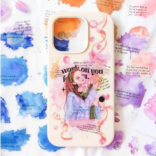 R H LIFESTYLE Aesthetic Stickers Set Motivational Quotes, Words Waterproof Cute Stickers for Journal, Scrap Book, Laptop, Phone Case, DIY Art & Craft (6) - Image 4
