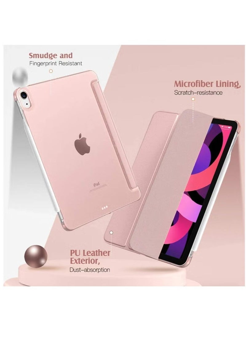iPad 10th Generation 10.9 Inch (2022 Model) Case – Slim Stand Hard Back Shell with Auto Wake/Sleep Function, Pink – Lightweight, Durable, Shockproof, and Scratch-Resistant Protection for Daily Use