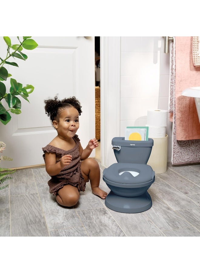 Ingenuity My Size Potty Pro in Blue, Infant Potty Training Toilet - Image 2