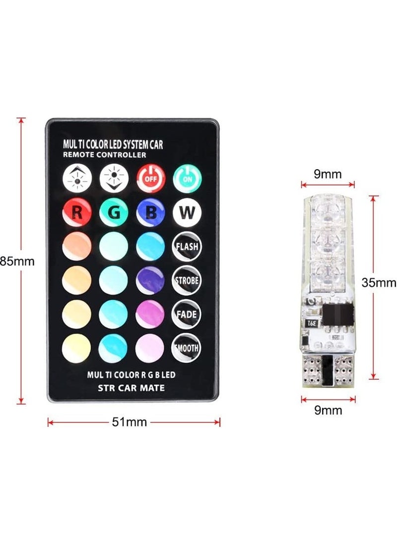 Nomtech - LED T10 Remote Controlled Flashing Parking Light Bulb - Image 1