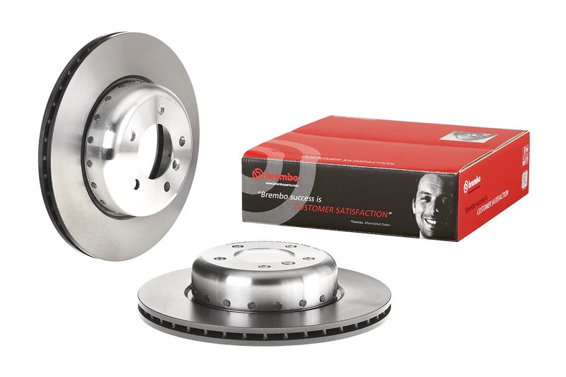 Brembo 09.C402.13 Composite two piece UV Coated vented Front Brake Rotor BMW OE# 34116782601 - Image 5