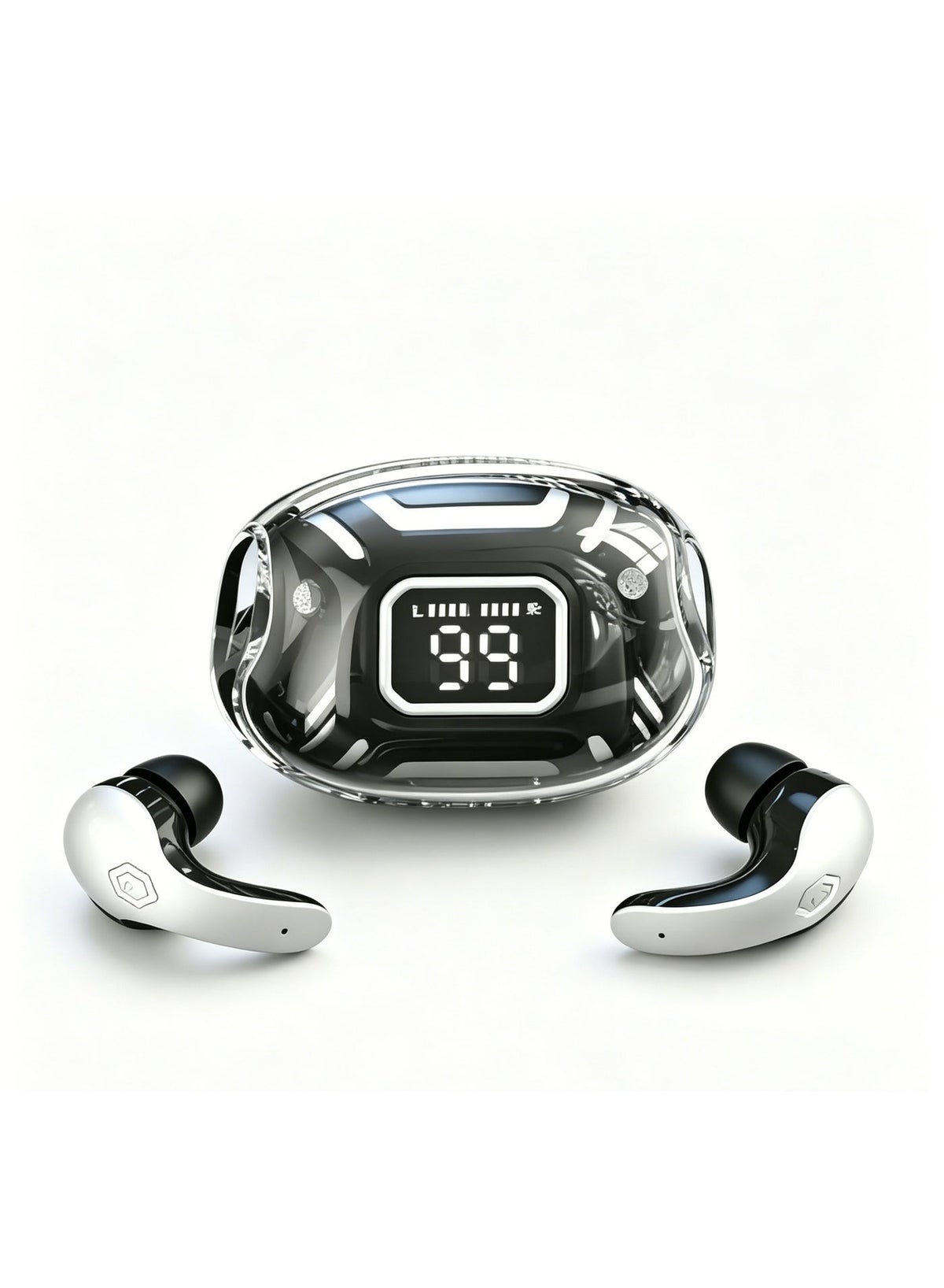 basix Basix Tws Wireless Earbuds With Digital Led Charging Case Waterproof Headphones Hifi Stereo Earphones For Sports Gaming ZF7C7DB5C94D2AD1EE577Z