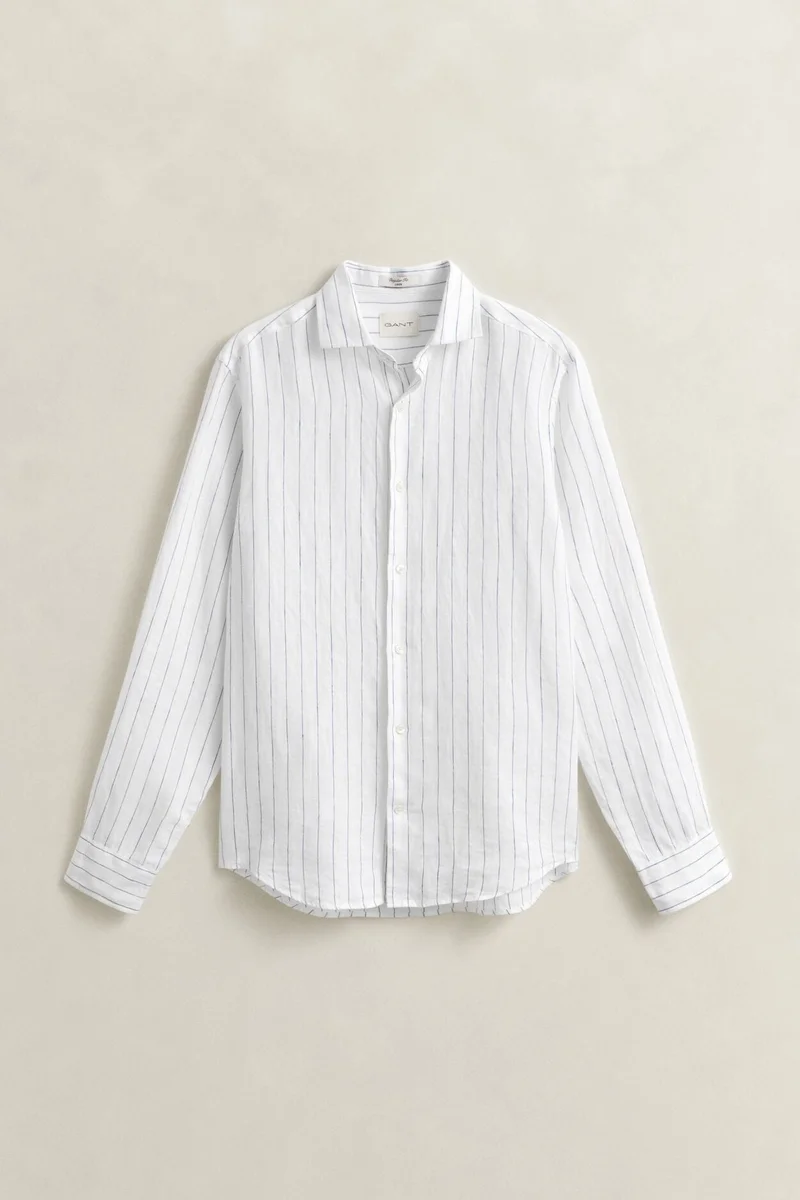 GANT  Regular Linen Stripe Shirt for Men | Best Price UAE