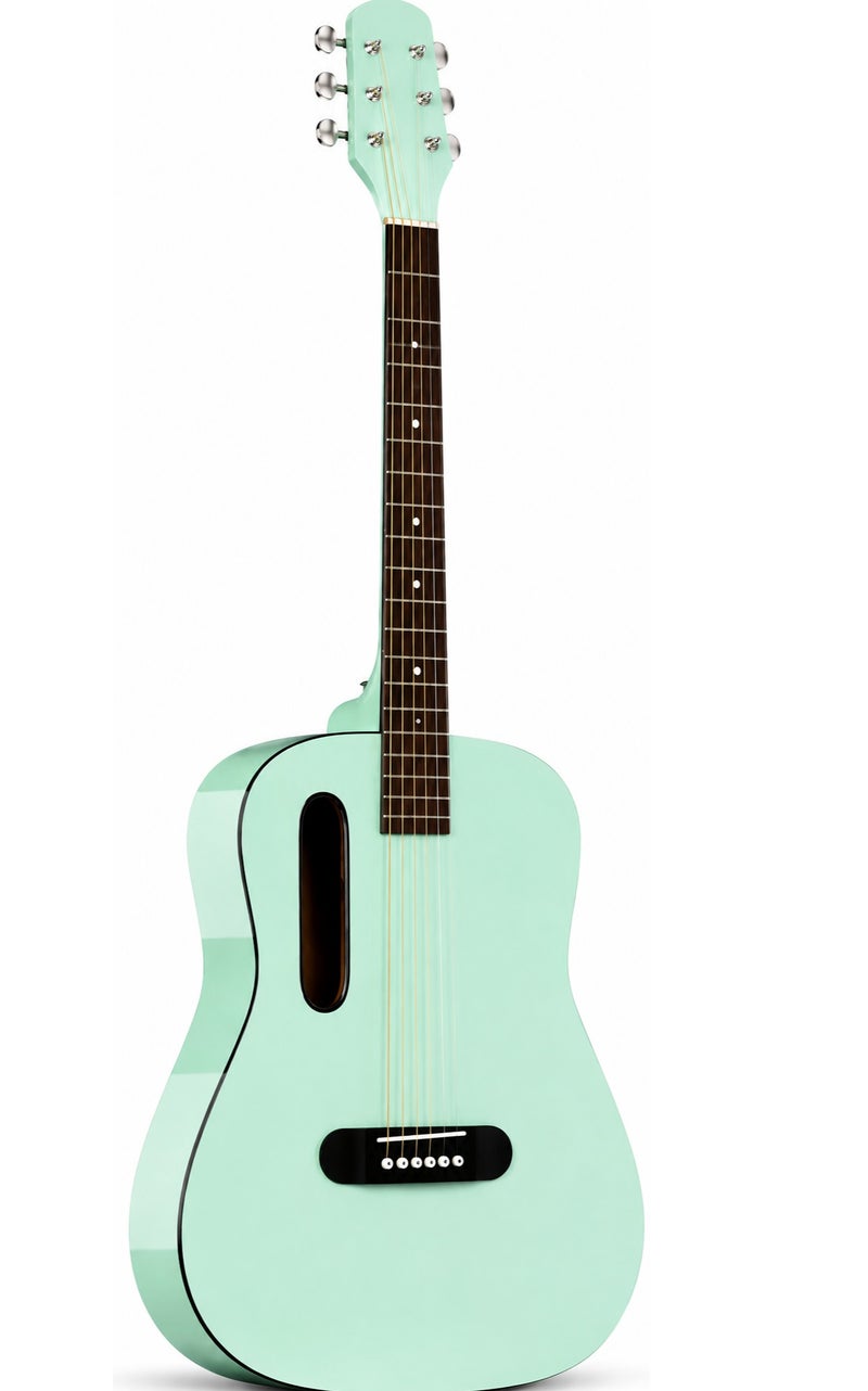 MEGARYA Parent & Child Guitar and Ukulele Combo, Pastel Green 6-String Guitar & Blue 4-String Ukulele, 2-Piece Beginner Musical Instrument Set for Family Learning, Practice & Gifting - Image 3
