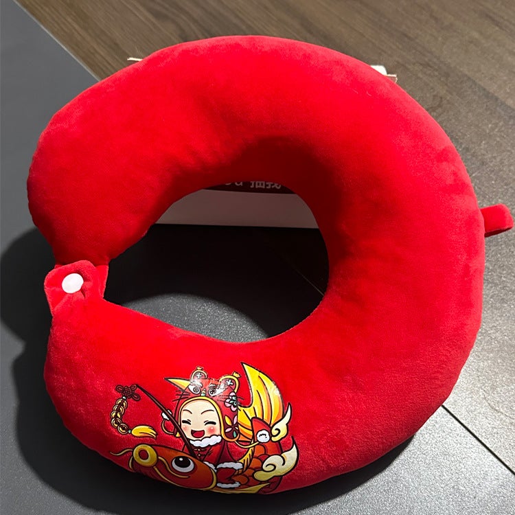 Wholesale U-shaped pillow custom logo office lunch break pillow neck pillow travel neck pillow aircraft car U-shaped pillow - Image 3
