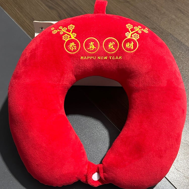 Wholesale U-shaped pillow custom logo office lunch break pillow neck pillow travel neck pillow aircraft car U-shaped pillow - Image 1