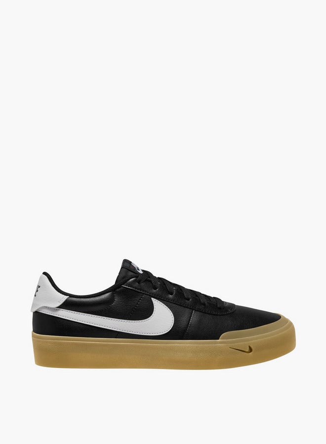 Nike Men COURT SHOT Lace-Up Sneakers - Image 1