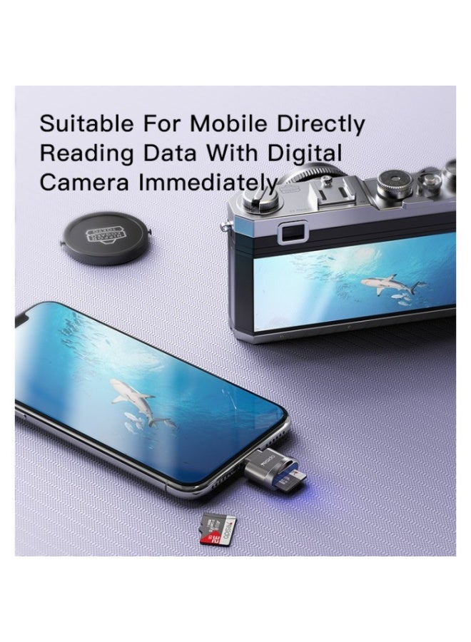 يسيدو قارئ بطاقات YESIDO GS18 Lightning OTG - Image 4