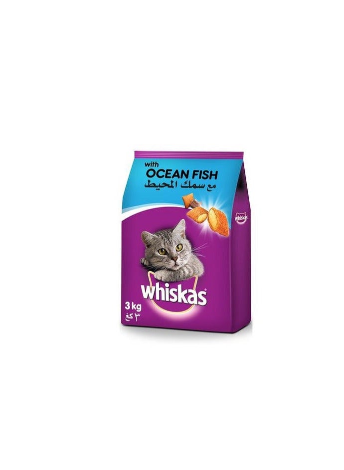 Whiskas Adult Ocean Fish Dry Cat Food - 1.2KG