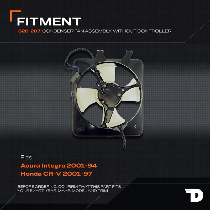 Dorman 620-207 Radiator Fan Assembly - Image 3