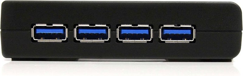StarTech.com 4-Port USB 3.0 SuperSpeed Hub with Power Adapter - Portable Multiport USB-A Dock for PC/Mac - Image 2