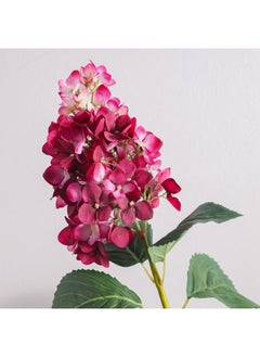 DANUBE HOME Bloomvogue Artificial Hydrangea Flowers Real Touch Bouquet Flowers for Wedding Party Home Centerpieces Arrangements Bouquets 74Cm Mauve  - Image 2
