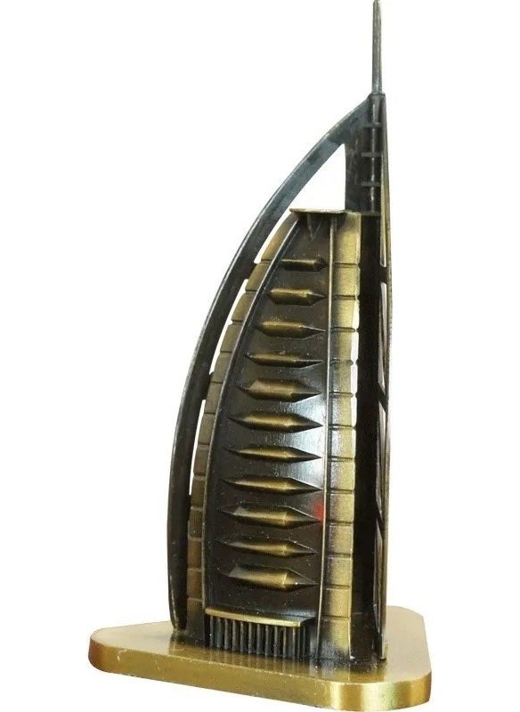 Hediyesahibi Gift Holder Decorative Metal Burj Al Arab Hotel Bill  - Image 4