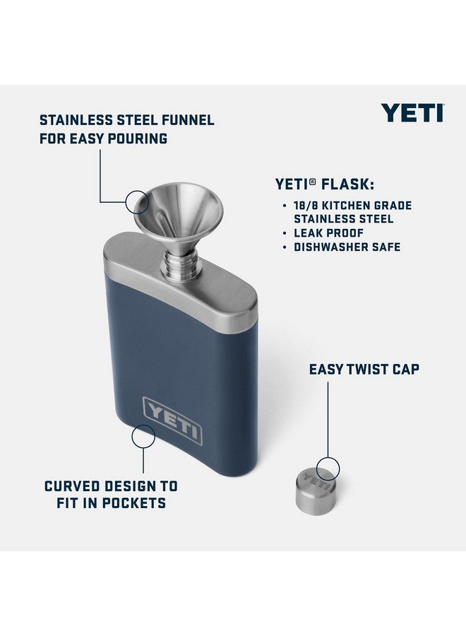 YETI 7 oz Flask and Funnel, Rescue Red - Image 2