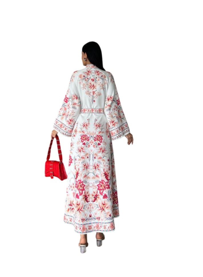 Well Elegant and eye-catching women's dress, proudly made in Turkey. Designed with authentic traditional patterns - Image 4