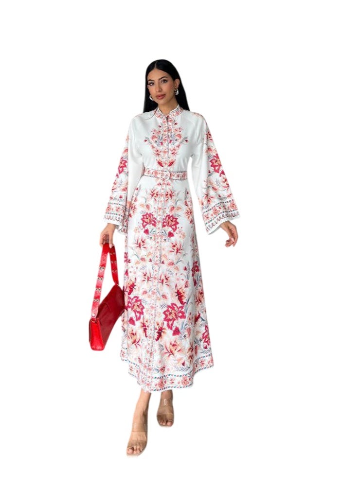 Well Elegant and eye-catching women's dress, proudly made in Turkey. Designed with authentic traditional patterns - Image 2