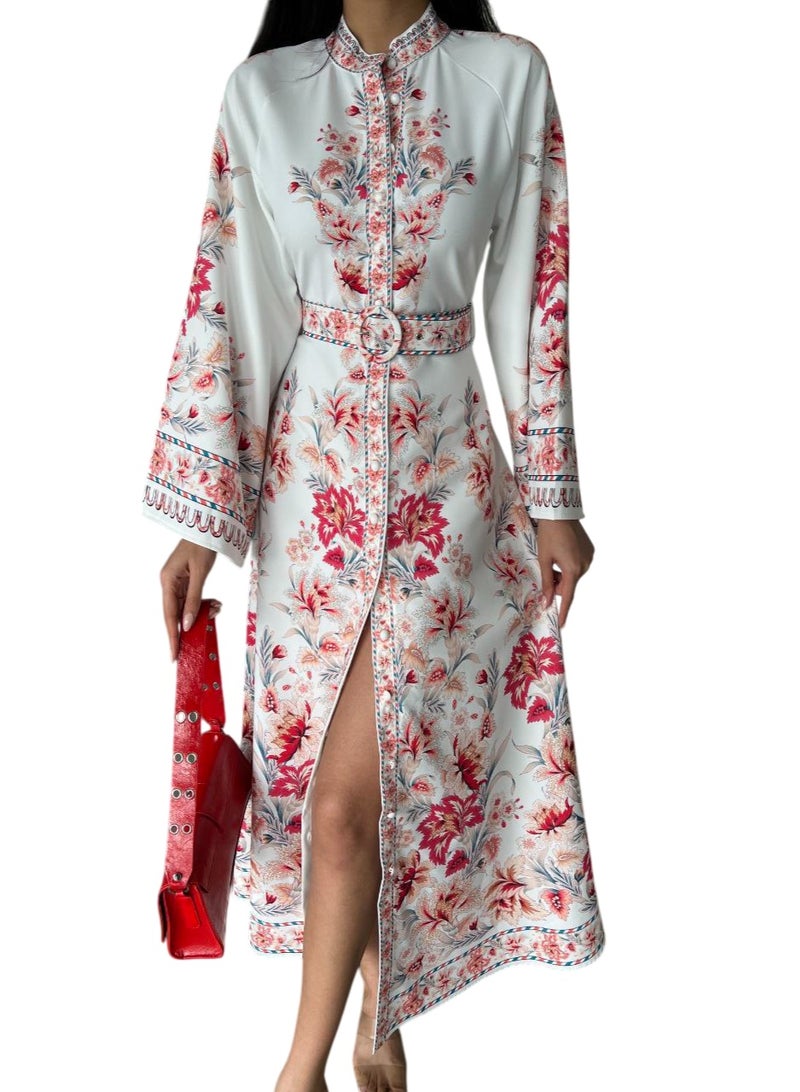 Well Elegant and eye-catching women's dress, proudly made in Turkey. Designed with authentic traditional patterns - Image 3