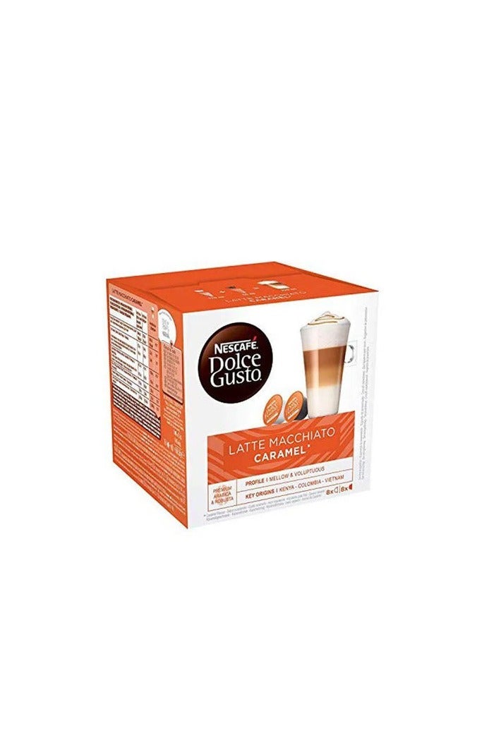 Nescafé Nescafe Dolce Gusto Latte Macchiato coffee capsules with caramel flavor 