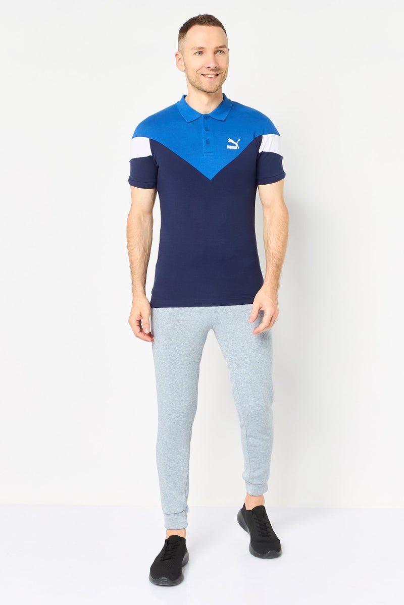 PUMA Men Sportswear Fit Short Sleeve Iconic MCS Outdoor Polo Shirt, Multicolor - Image 2