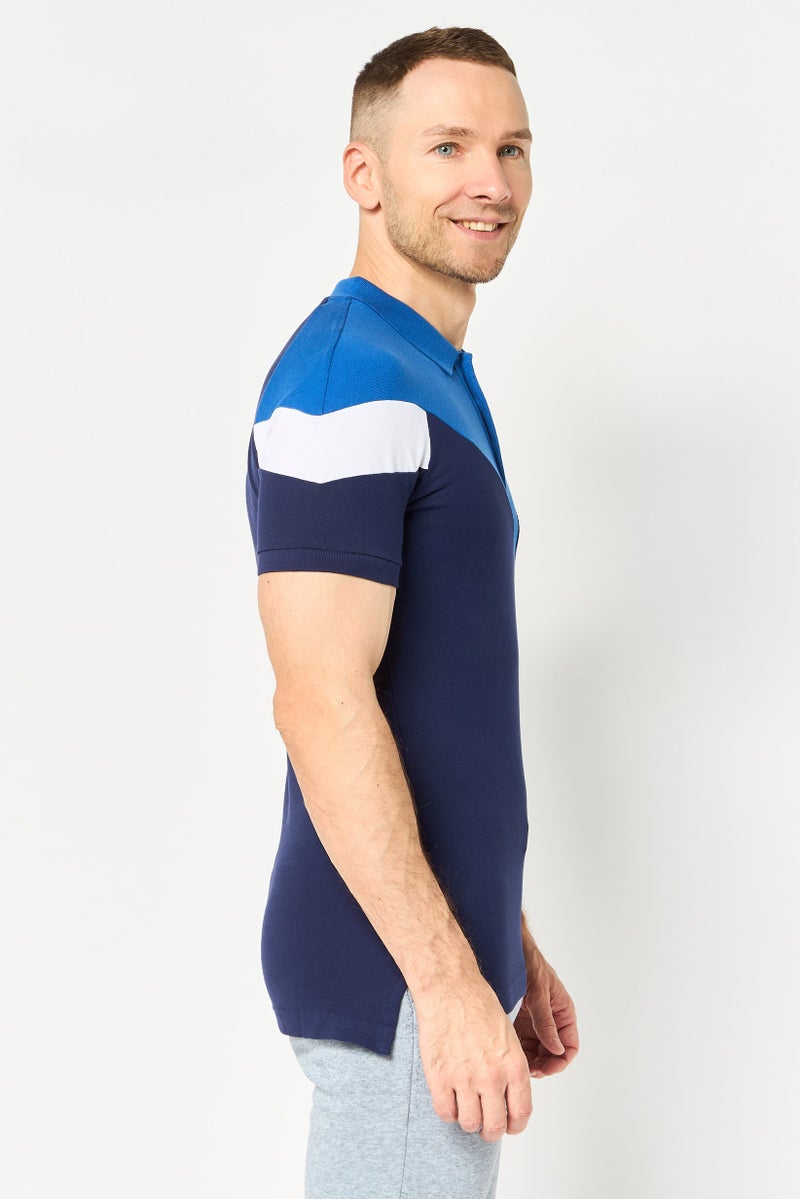 PUMA Men Sportswear Fit Short Sleeve Iconic MCS Outdoor Polo Shirt, Multicolor - Image 3