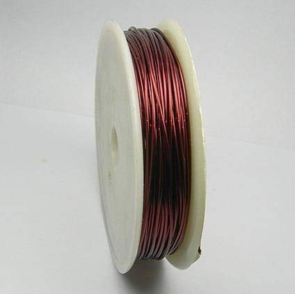 ART IFACT ART IFACT 10 Meters Enameled Copper Wire 20 Gauge 091 mm Diameter 999 Pure Copper Wire on Spool Winding Wire Magnet Wire 