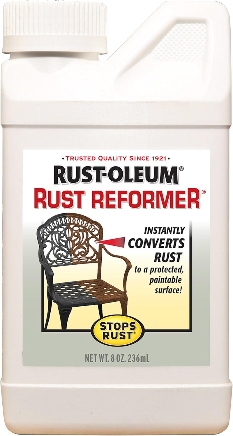 Rust-Oleum Rust Reformer - 8 Ounce Black Metal Saver for Rust Conversion - Image 1