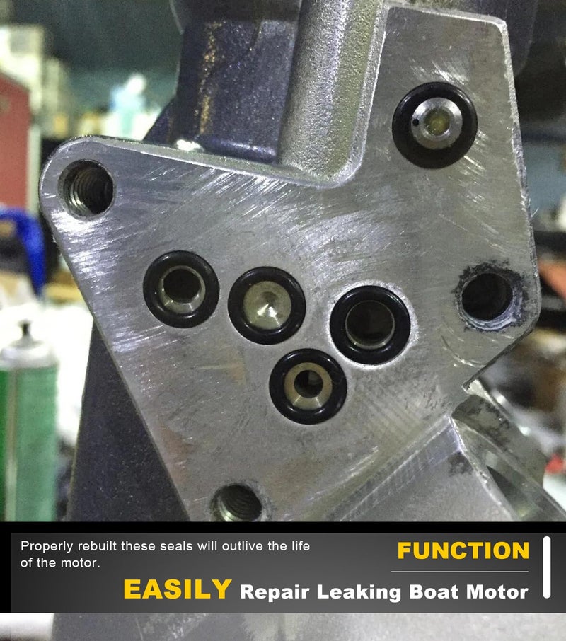 Camoo Tilt Trim Seal Kit 1997 & Up 115225FS Fast Strike Power for Yamaha Boat Power Units 115HP 150HP 175HP 200HP (Some 225HP 250HP) for Showa & 63P-43800-00-4D 64E-43822 with More O-Ring - Image 5