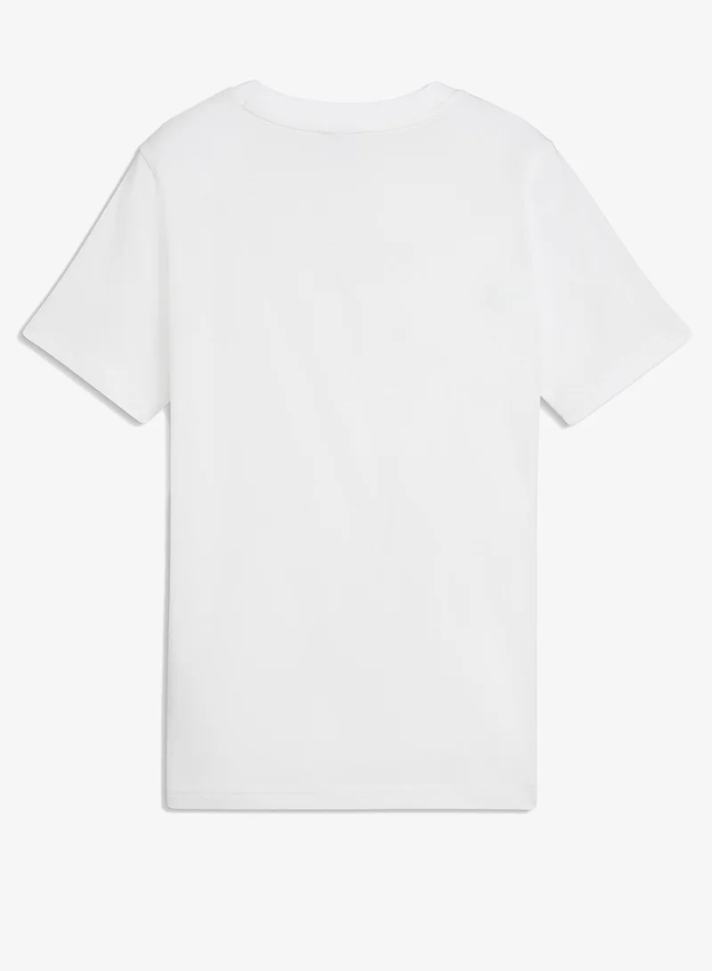 بوما Youth Graphic Kitty Sticker T-Shirt