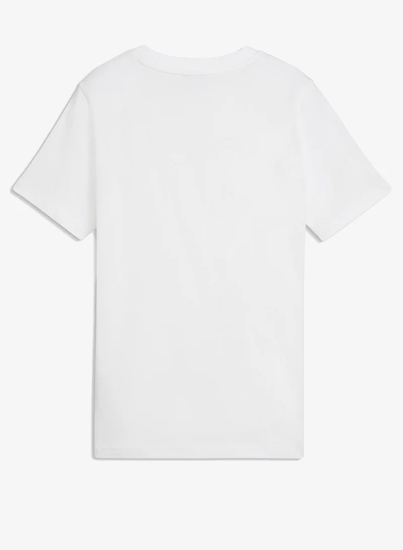 بوما تيشيرت بطبعة قطة جرافيك للشباب