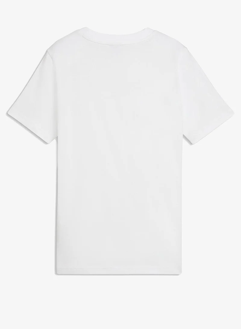 بوما تيشيرت بطبعة قطة جرافيك للشباب