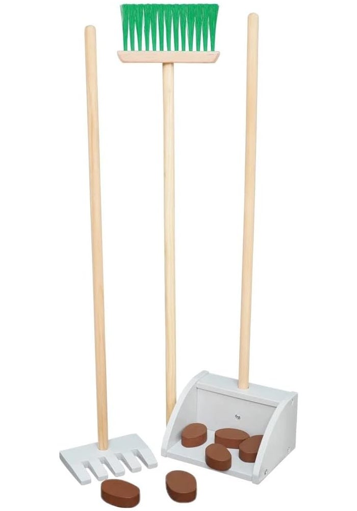 ByAstrup Wooden Shovel and Rake Set for Kids - 84245